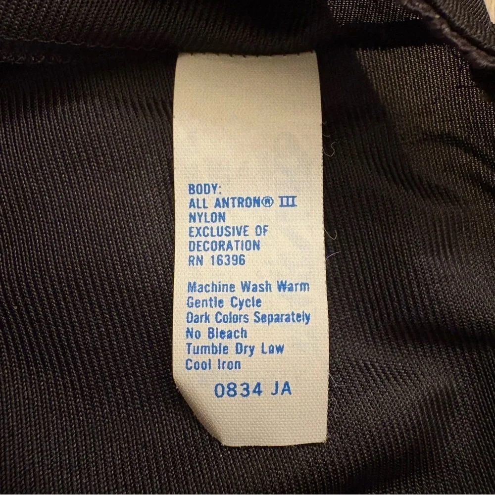 Vintage Warner’s Perfect Measure  Slip Black Antron III Nylon